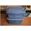 Image 1 : *(2) Plastic Storage Bins