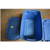 Image 2 : *(2) Plastic Storage Bins