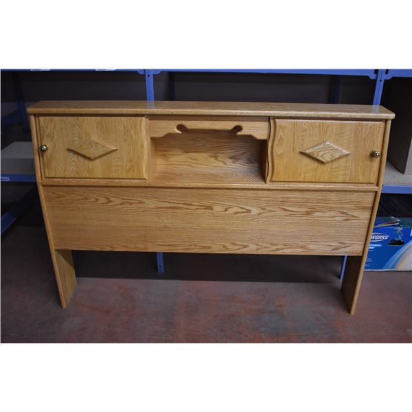 *Wooden Headboard (measures 63" Wide)