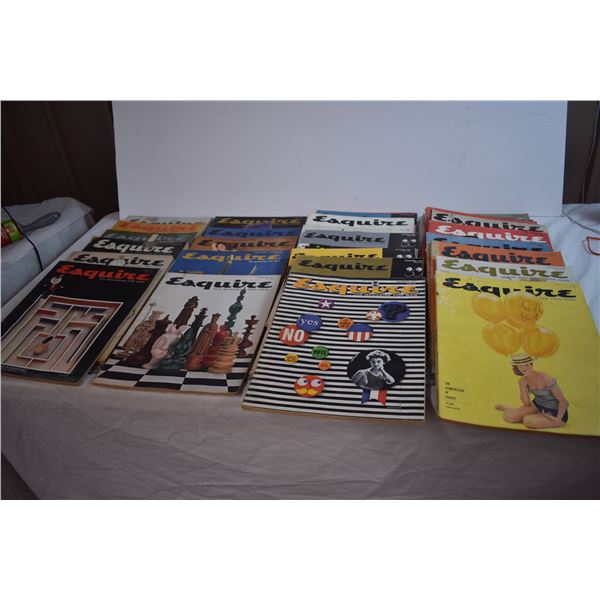 1950s-60s Esquire Magazines (Musty Smell)