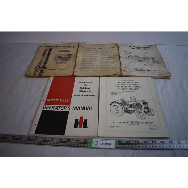Tractor Operator's Manuals