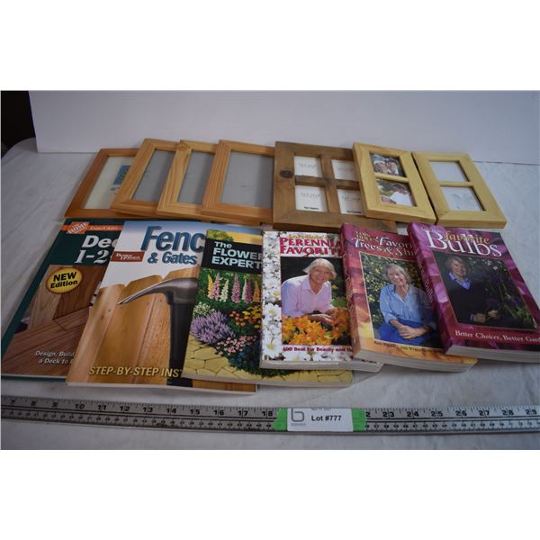 Gardening Lois Hole's and DIY Books with Wooden Picture Frames