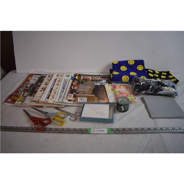 Crafting Supplies and Magazines