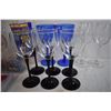 Image 2 : (6) Wine Glasses With Plastic Wine Cups, Plastic Cups and Shot Glasses