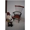 Image 2 : (2) Santa Ornaments and Mini Chair