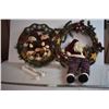 Image 1 : (2) Christmas Wreaths with metal hanger