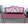 Image 1 : *Red Metal Bench