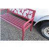 Image 2 : *Red Metal Bench