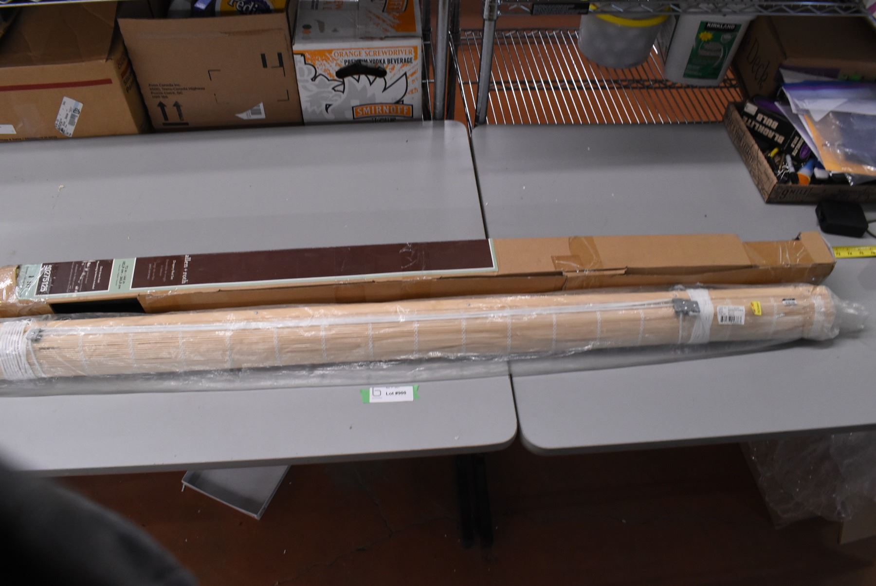 Drape Rod Set & Wooden Drapes - Bodnarus Auctioneering