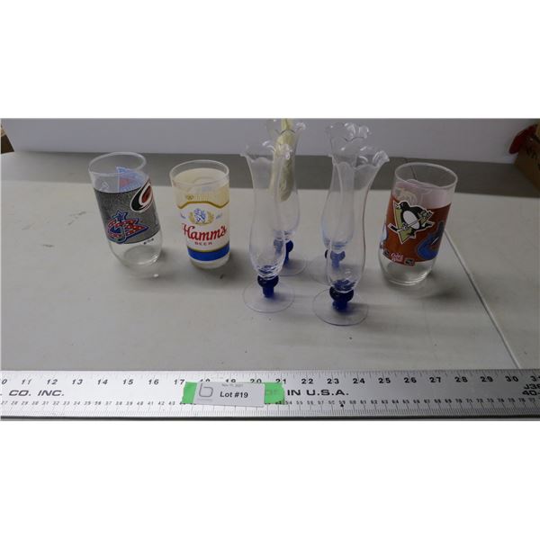 miscellaneous glassware