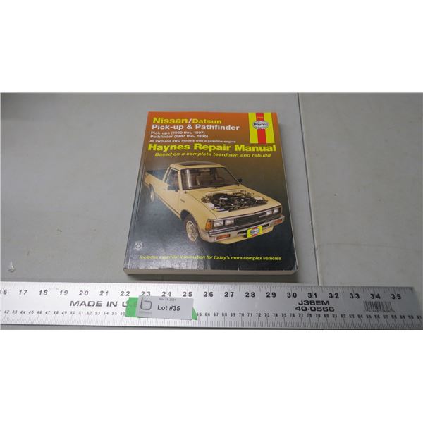 nissan datsun haynes repair manual