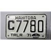 Image 2 : 1971 trailer manitoba plate
