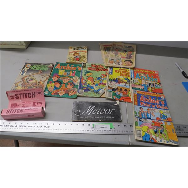 misc comics, 1973 meteor manual