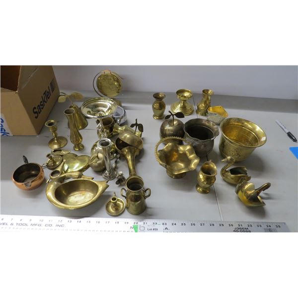 2X THE MONEY - brass items