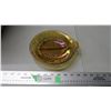 Image 1 : carnival glass dish - 7.5" diameter