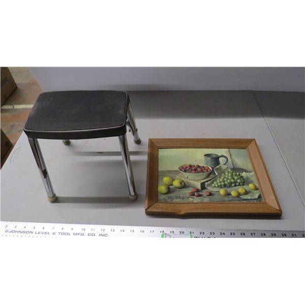step stool + picture