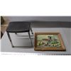 Image 1 : step stool + picture