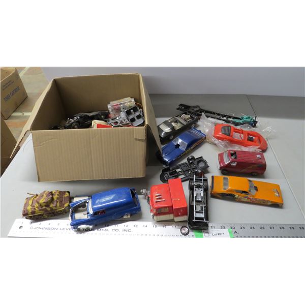 model car kits (incomplete) parts