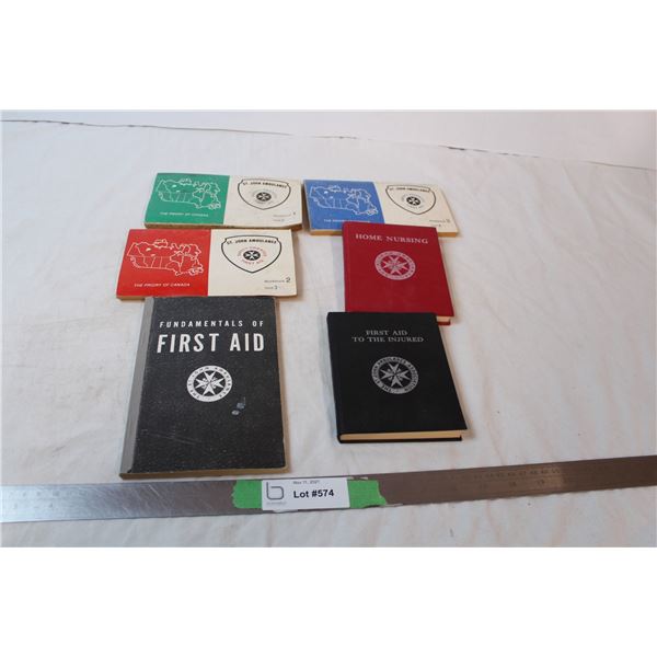 St. Johns Ambulance Vintage first aid books