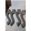 Image 3 : Cast iron legs in two sizes, 17” & 14”