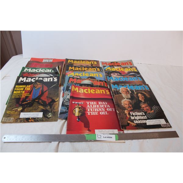 Vintage Maclean’s magazines