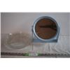 Image 1 : Separated Glass Dish and Vanity Mirror