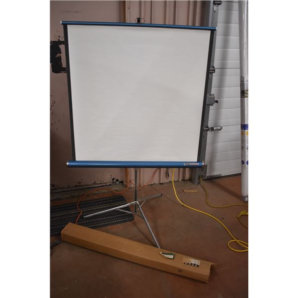 *Vintage Knox Projector Screen With Stand in Original Box