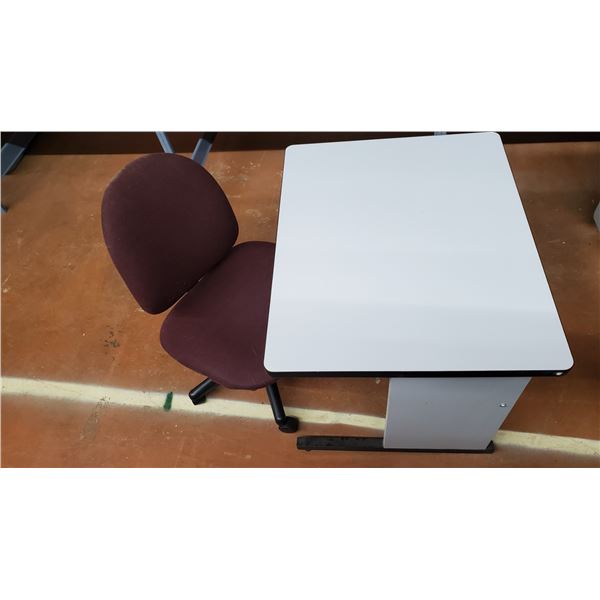 Small Desk with Chair - desk is 30W x 24D x 26 H