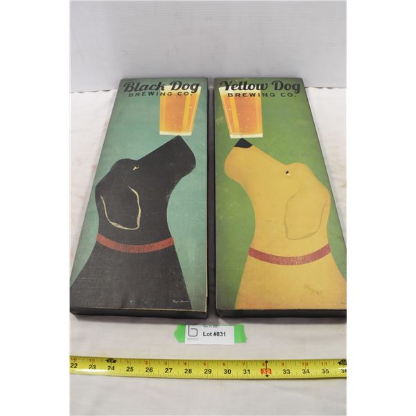 Yellow Dog Brewing Co. Signs