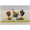 Image 1 : Old crow and spring chicken Figurines & Vintage Fisher Price Bee Toy w/ Moving Wings
