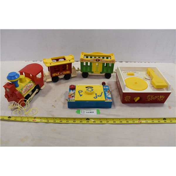 Assorted Vintage Toys – Fisher Price Circus Train Set Incomplete