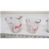 Image 3 : (3) Measuring Cups (2 are fire king)