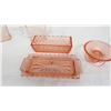 Image 4 : pink depression glass? items