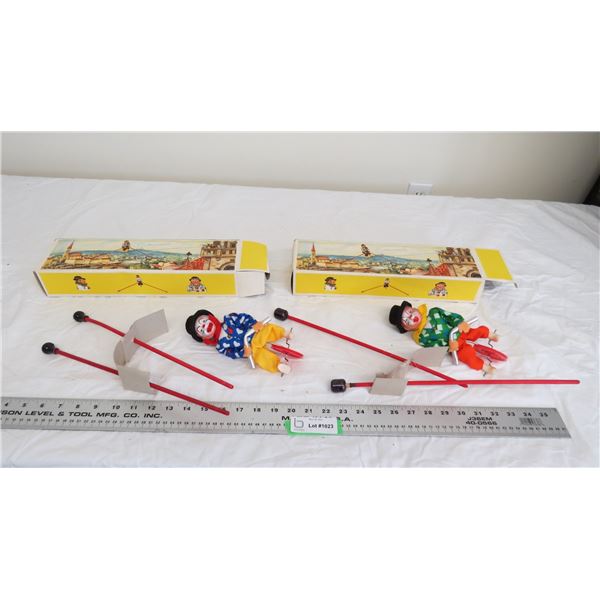 2X The Money - New old stock - Tin Toy "Billy Balancer" (made in west germany)