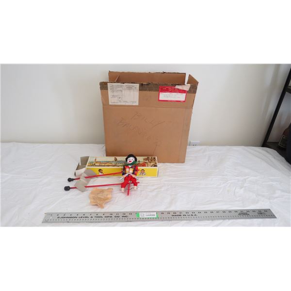 New Billy Balancer tin toy - western germany - with the original shipping box