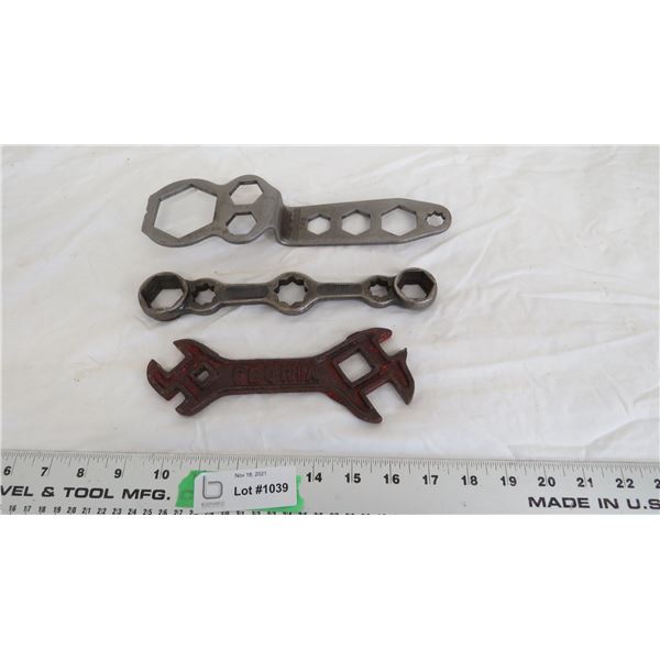 (3) unique wrenches
