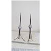 Image 1 : 2X The Money - Lightning rods (27,27.5" tall) metal globes