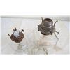 Image 3 : (2) vintage oil lamps (no shades)
