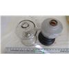 Image 2 : (2) vintage oil lamps - bottom part only