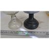 Image 3 : (2) vintage oil lamps - bottom part only