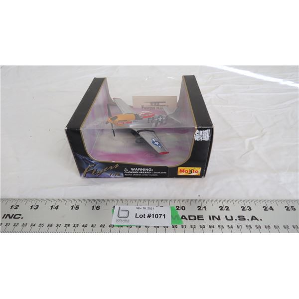 Maisto 1/72 PSID mustang diecast plane (New in box)