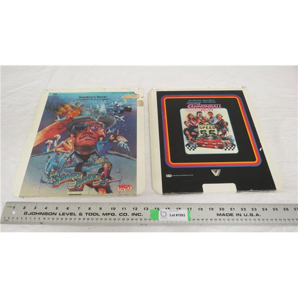 2X The Money - smokey & the bandit III + the cannon ball run selecta videodiscs