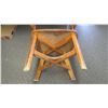 Image 5 : vintage wooden chair + pillow (CNR?)