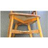 Image 6 : vintage wooden chair + pillow (CNR?)