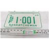 Image 3 : 1968 pair of low digit Sask License Plates