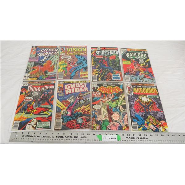(8) Marvel comics