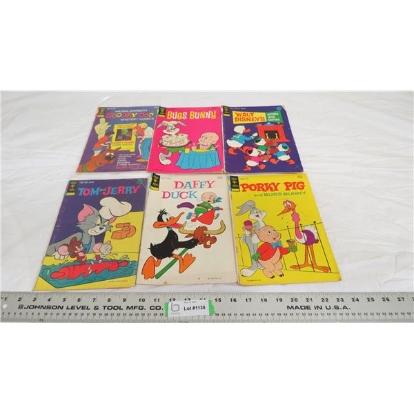 (6) Gold Key 20 cent comics