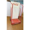 Image 1 : Vintage Coke Stand (2 wheeled cart) 51" tall x23" wide