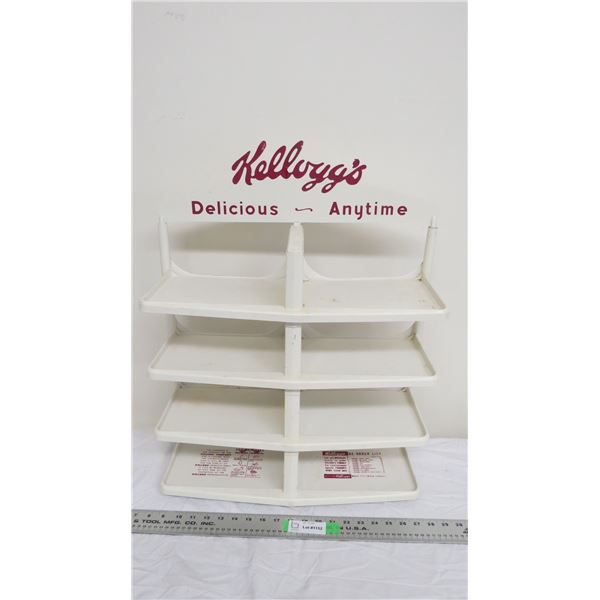 Kellogs display rack - plastic