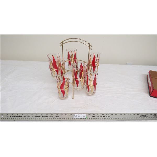 Decorative glasses + stand